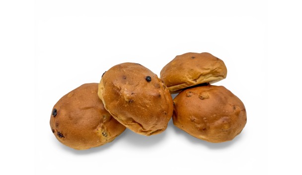 rozijnenbollen 4 stuks afbeelding