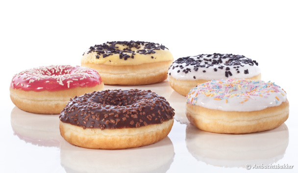Donuts gesorteerd